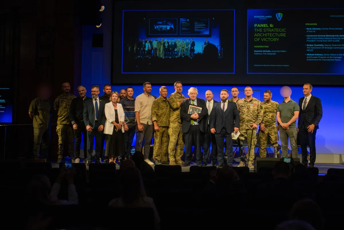 The U.S.–Ukraine Freedom Summit on stage